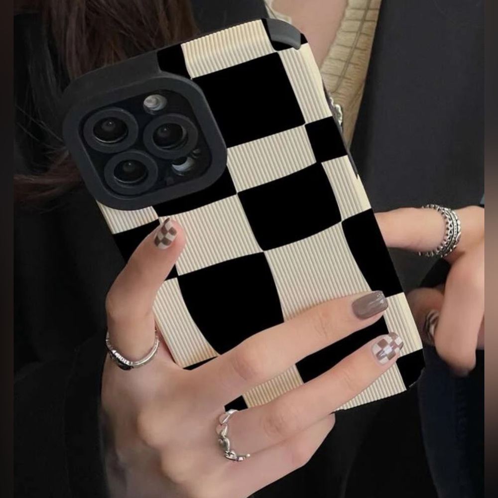 iPhone 12 Pro Max checkered phone case